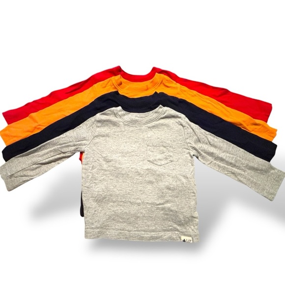 GAP Other - Gap 18-24 mo LSS Set - Gray, Red, Orange, Black. Exclnt cndtn. Offrswelcome!